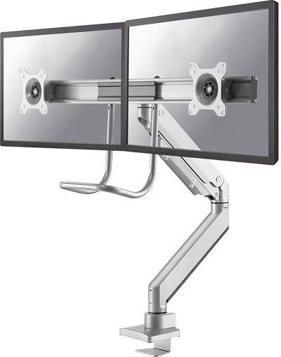 Krah monitori Neomounts NM-D775DXSILVER, 10-32", gas spring, argjendtë
