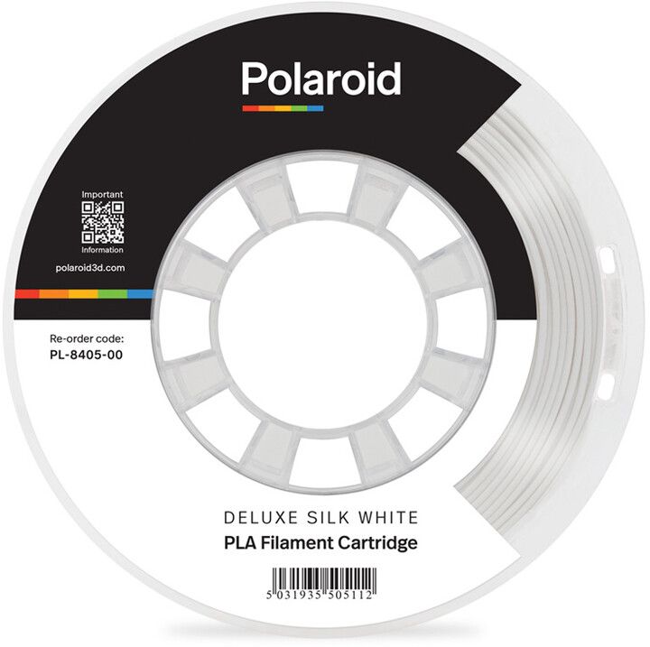 Fije për printim Polaroid 3D Universal Premium PLA 1,75mm, 250g, të bardha