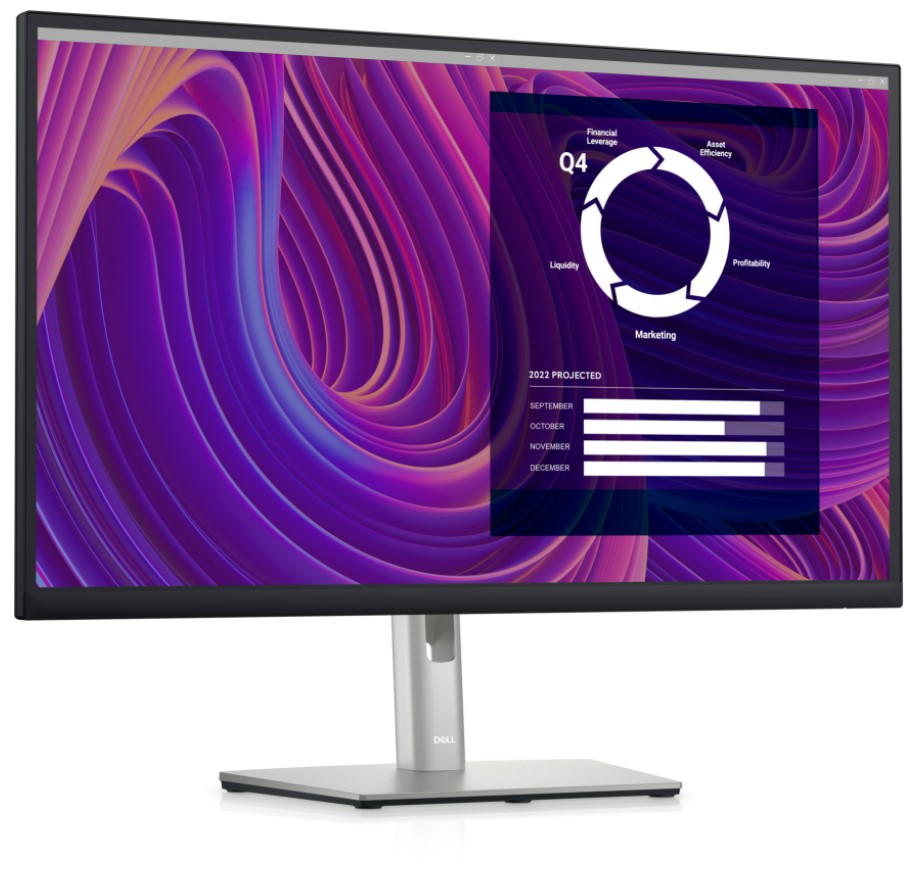Монитор Dell P2723D, 27\", IPS, QHD, црн / сребрен