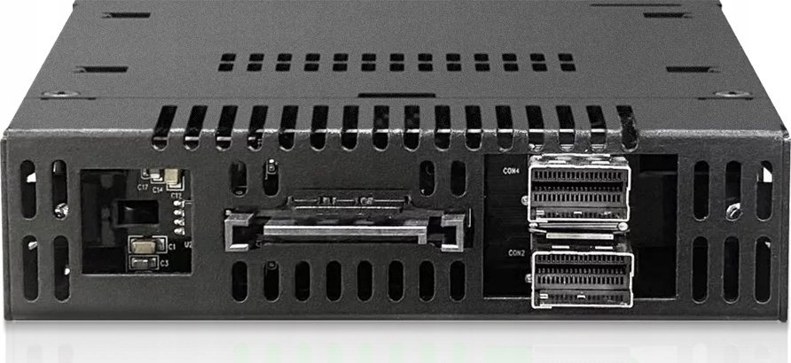 Kasetë mobile rack ICY Dock MB834MK B V2, 2 porta M.2 NVMe, PCIe 4.0, e zezë