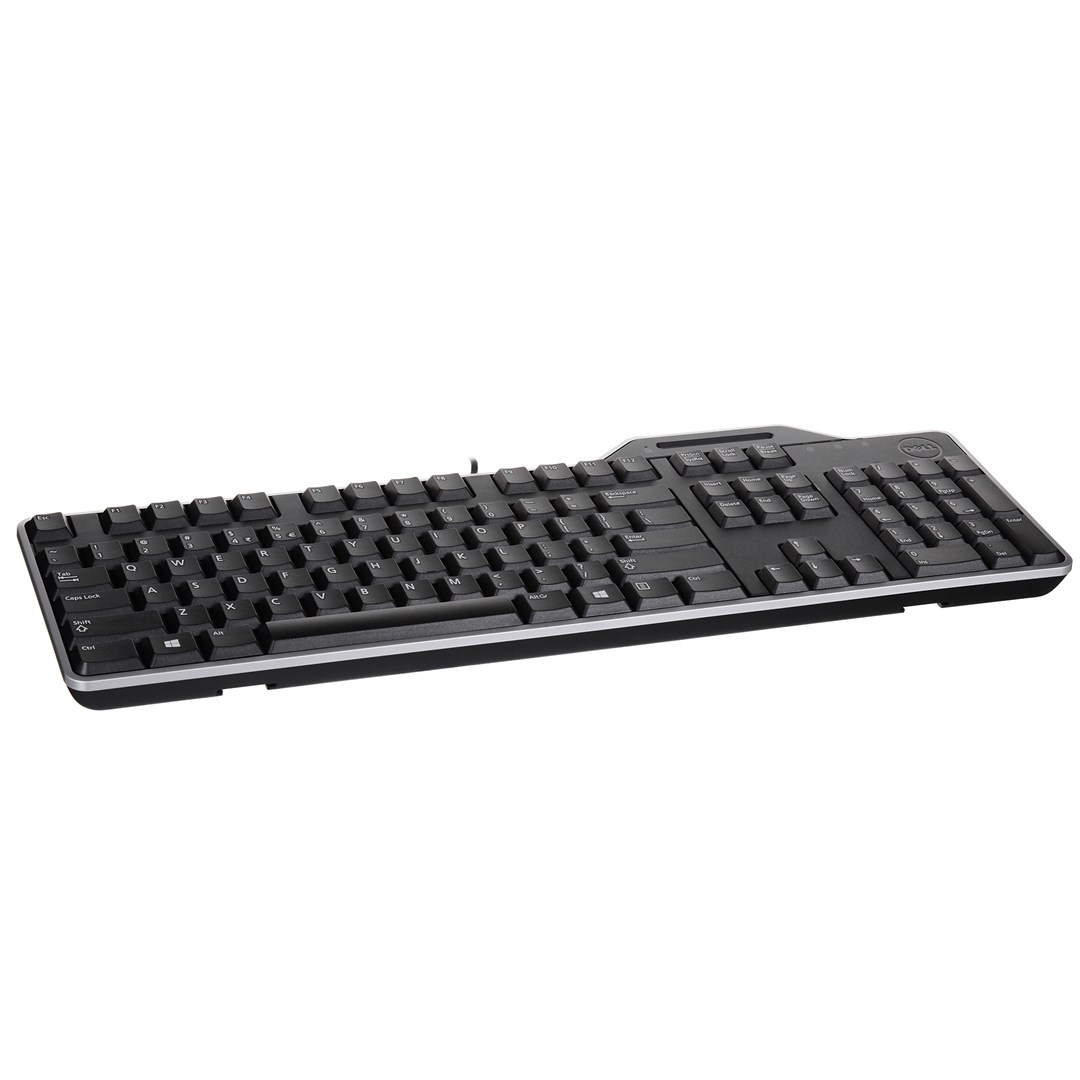 Tastierë Dell Smartcard KB813, USB, US International, e zezë