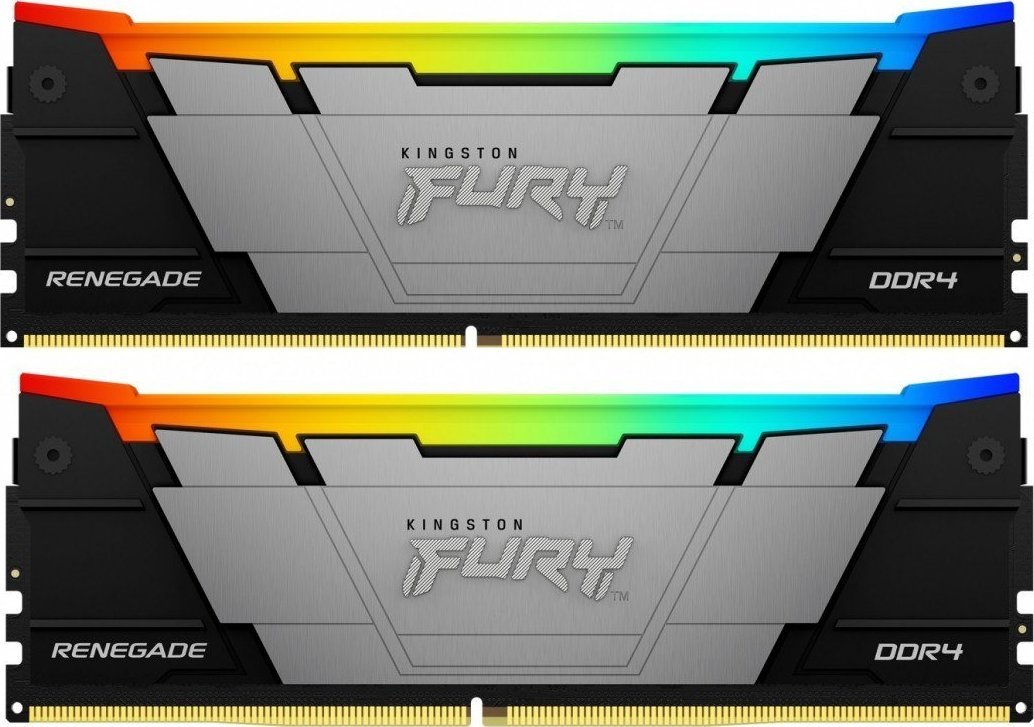 Memorie Kingston Fury Renegade RGB, DDR4, 32 GB, 3600 MHz, CL16, KF436C16RB12AK2/32