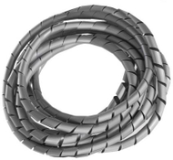 Menaxhues për kabllo Maclean Spiral, 3m, i argjendtë Menaxhues për kabllo Maclean Spiral, 3m, i argjendtë