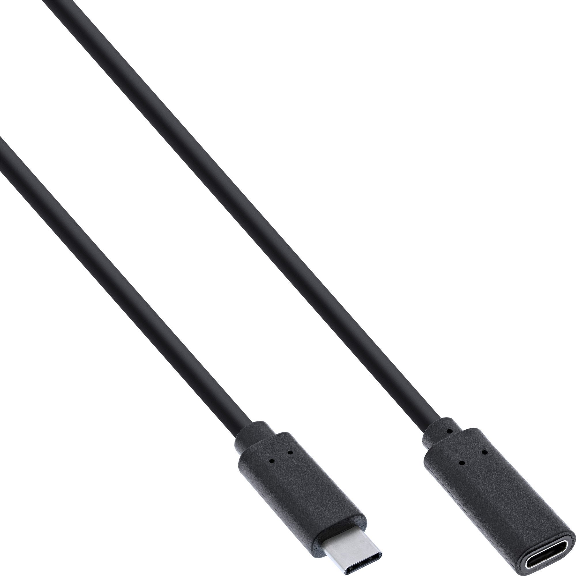 Kabllo USB InLine USB C në USB C, 0.5m, USB 3.2 Gen 2, i zi
