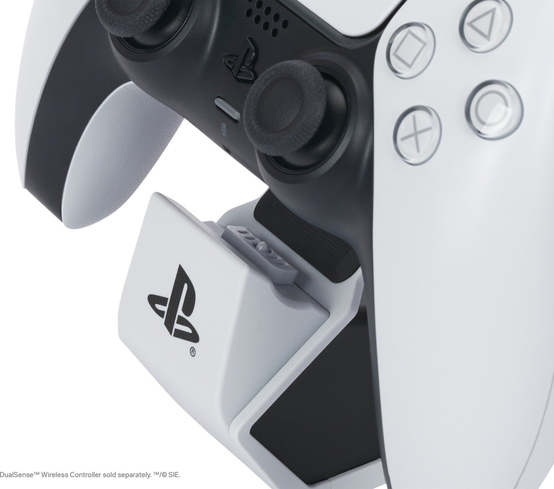 Станција за полнење PowerA Single Charging Station за PS5 DualSense, USB, со ЛЕД светло, бела