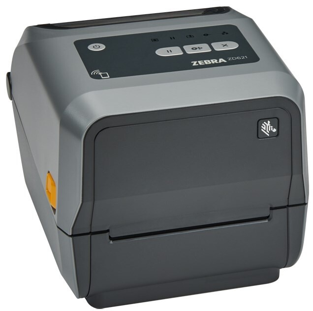 Printer i etiketave Zebra ZD621 -  300dpi, TT, gri