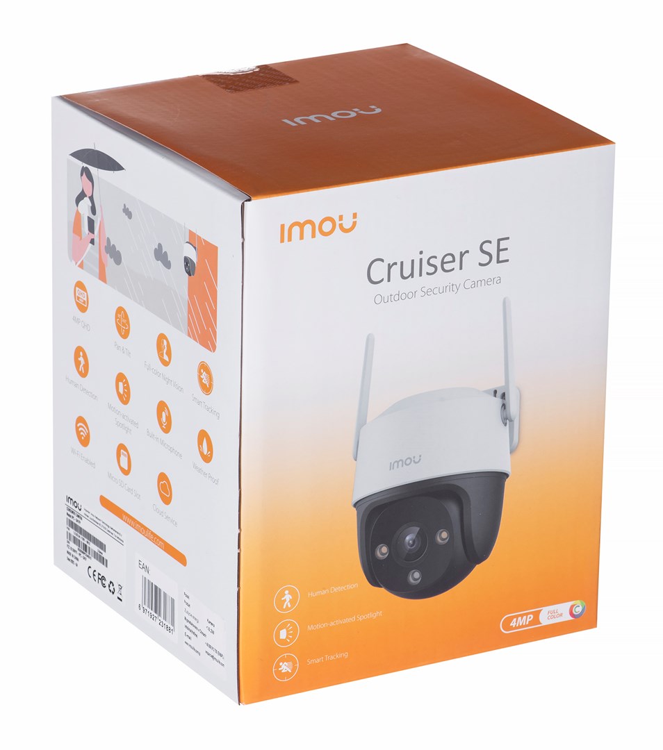 Kamerë IP IMOU IPC-S41FP Cruiser SE, 4MP, 1/3" CMOS, 3.6mm, 16x, e bardhë