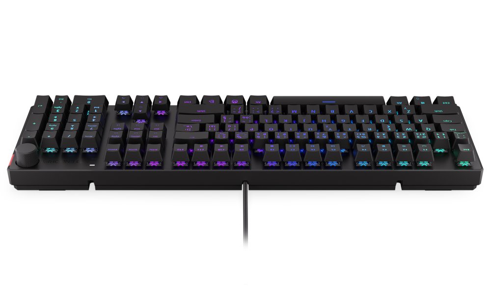 Tastierë gaming Endorfy Thock Wireless Red, mekanike Kailh Red, me ndriçim ARGB, e zezë