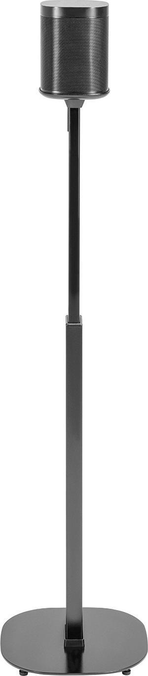 Stativ dyshemeje Maclean MC-940, për altoparlant Sonos One One SL, lartësi e rregullueshme, i zi