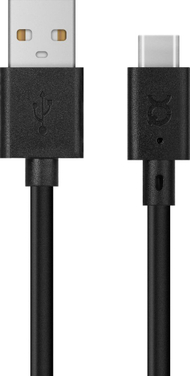 Kabllo Xqisit XQISIT Charge & Sync USB C 2.0 USB - USB A ,3m, e zezë