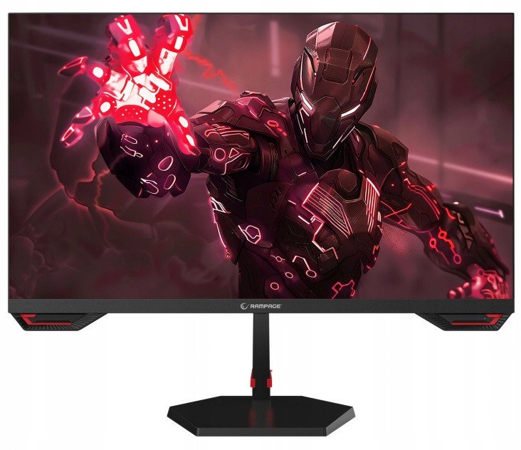 Монитор за гејминг Rampage Crimson CR25R180, 25", FHD, 200Hz, 0.5ms, FreeSync G Sync, црн