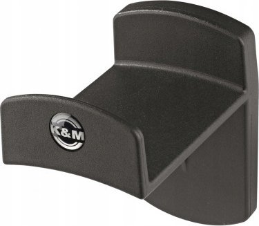 Mbajtëse muri për kufje K&M 16312, plastike, e zezë