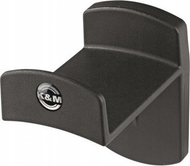 Mbajtëse muri për kufje K&M 16312, plastike, e zezë