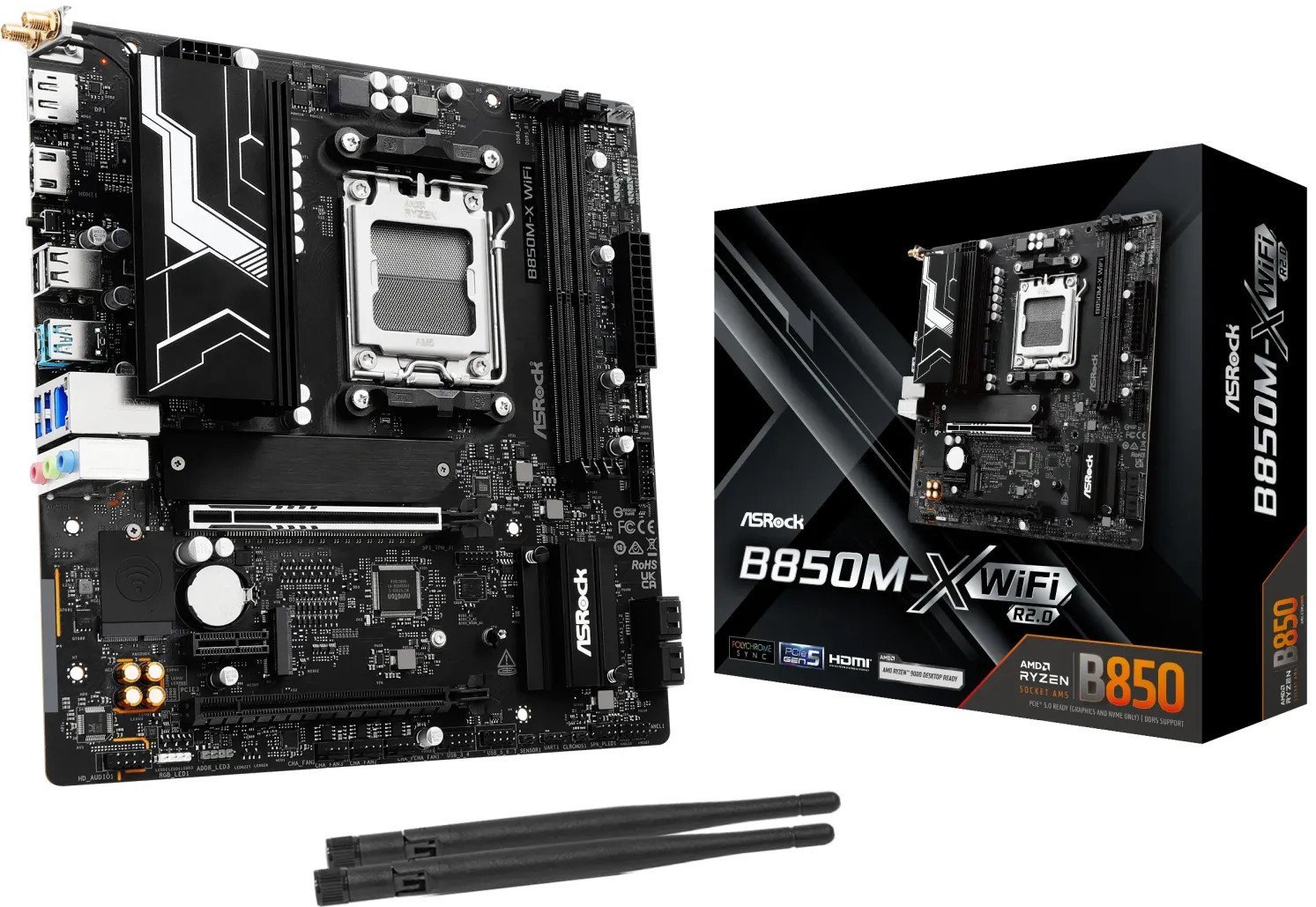 Pllake amë Asrock B850M X WiFi R2.0, AMD B850, Socket AM5, Micro ATX