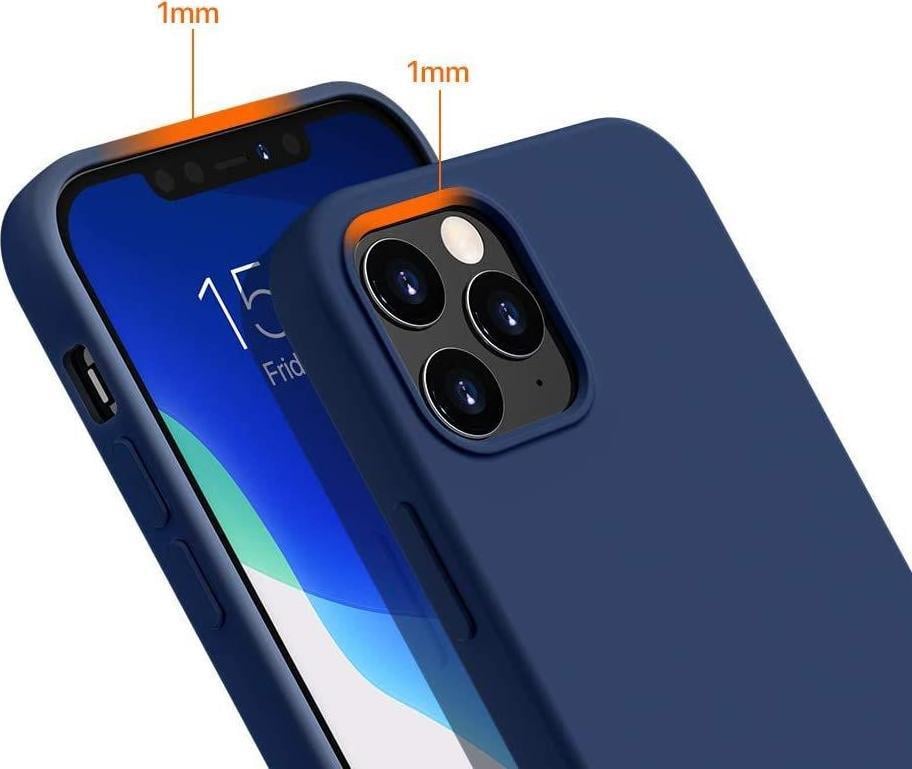 Mbrojtëse silikoni Hurtel për Xiaomi Redmi Note 10 5G Poco M3 Pro, fleksibile, blu