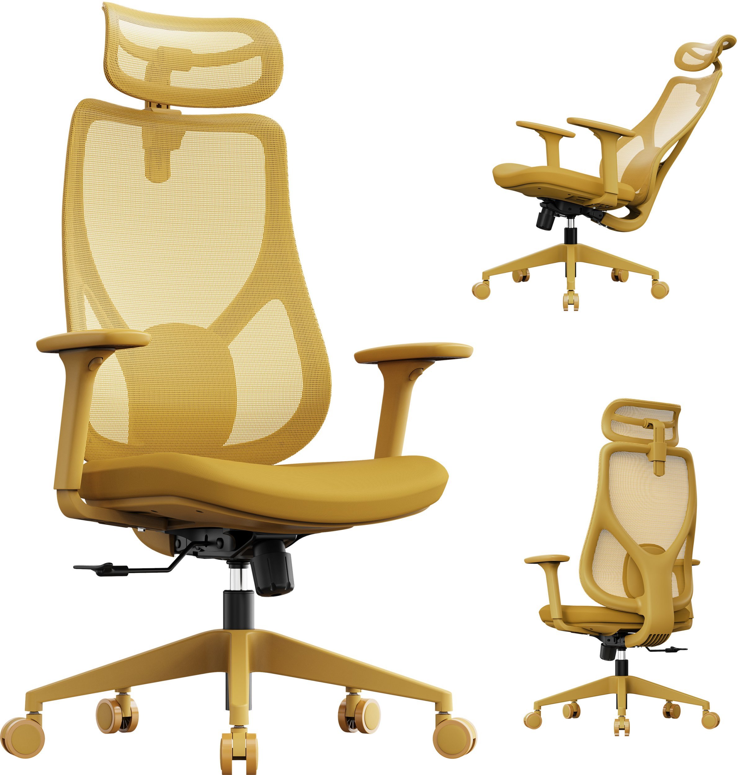 Karrige zyre SENSE7 Moyo, e verdhë