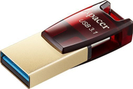USB Pendrive Apacer AH180, 64GB, e kuqe