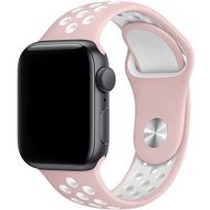 Rrip dore për Apple Watch Eternico Sporty, 42mm 44mm 45mm, Cloud White me rozë