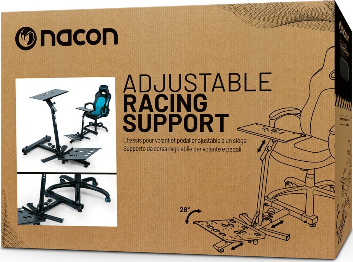 Kornizë garash Nacon Metallica, montim në karrige, çelik, e zezë