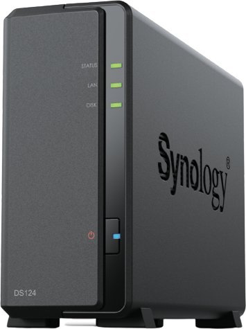 Server NAS Synology DiskStation DS124, 1GB DDR4, pa disk, i zi