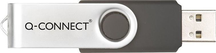 USB Q-CONNECT USB Flash Drive 16GB, USB 2.0, argjendtë e zi