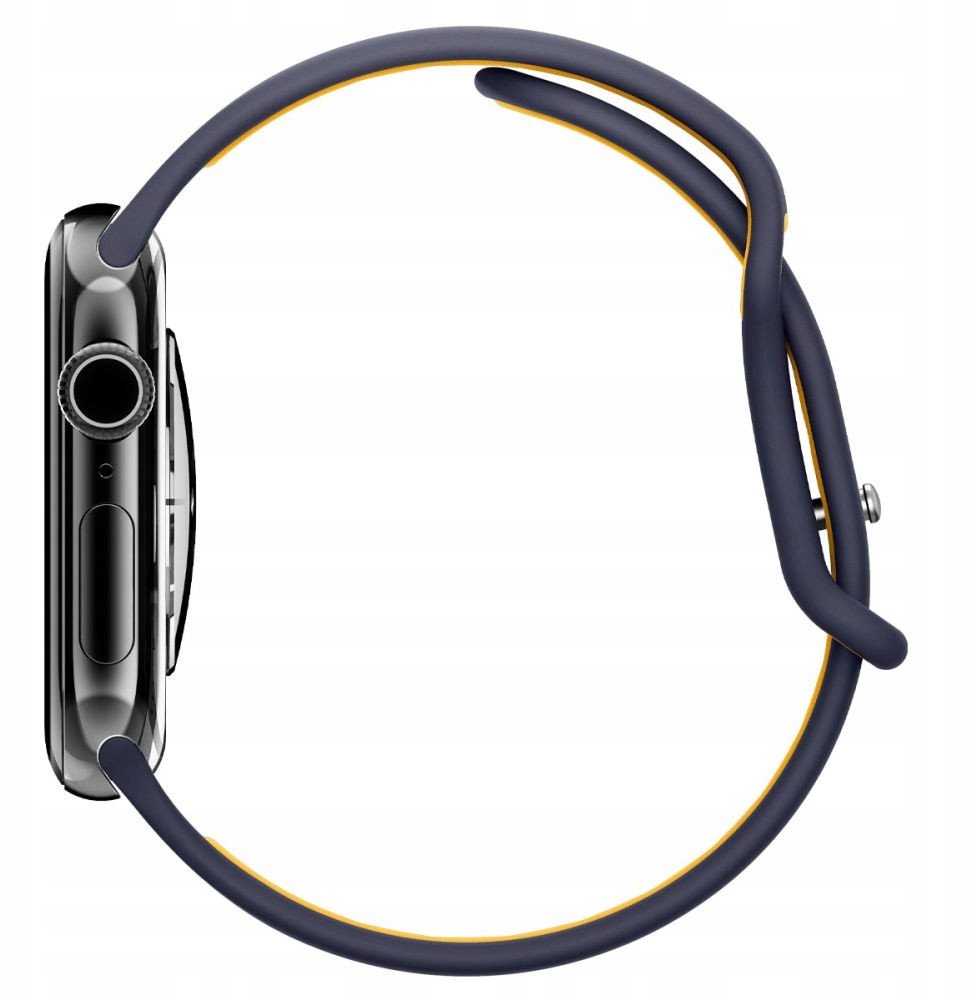 Rrip ore Spigen Nano Pop për Apple Watch 6 7 8 9 10 SE, 40 41 42mm, silikon, blu