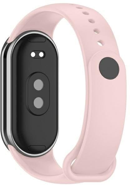 Rrip dore Beline Simple për Xiaomi Mi Band 9 Mi Band 8, silikon, rozë