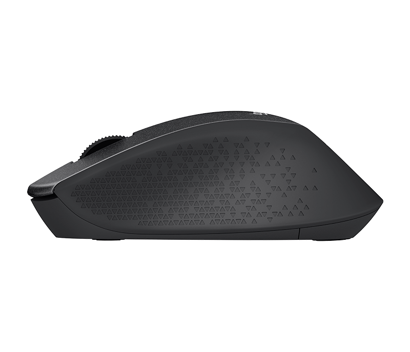 Глушец Logitech M330 Silent Plus, оптички безжичен, црн