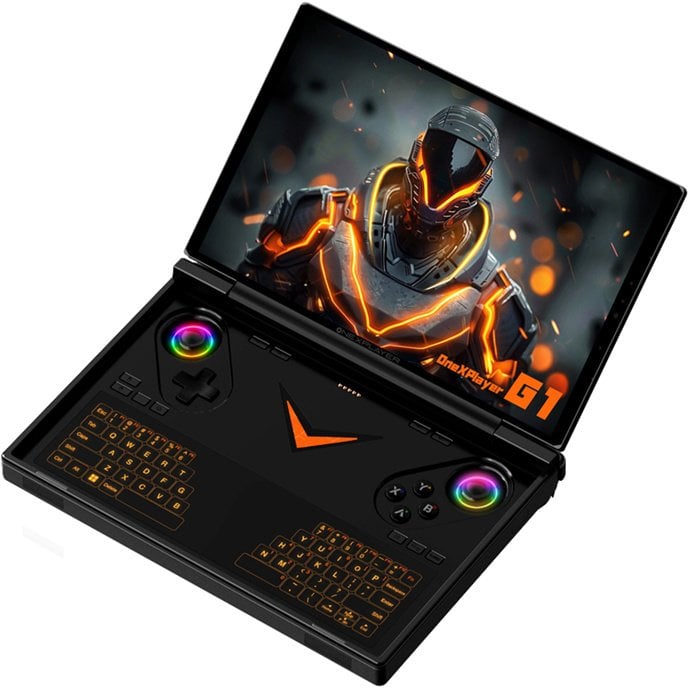Konzolë portative OneXPlayer G1 AMD Ryzen AI 9 HX 370, 8.8", 64GB RAM, 4TB, e zezë