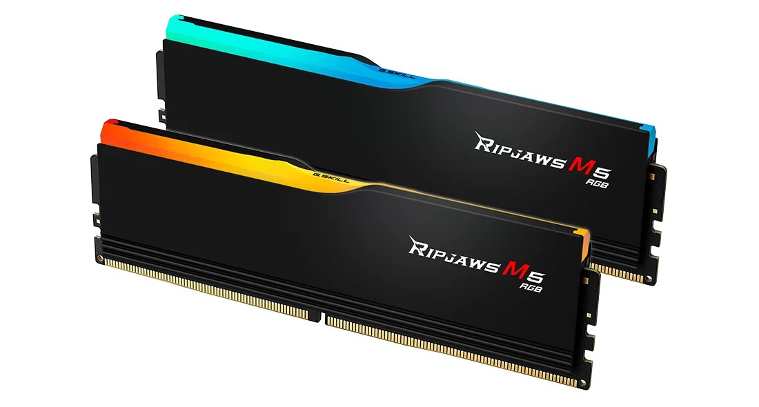 Меморија G.Skill Ripjaws M5 RGB, 32 GB, DDR5, 6200 MT/s, CL36, црна