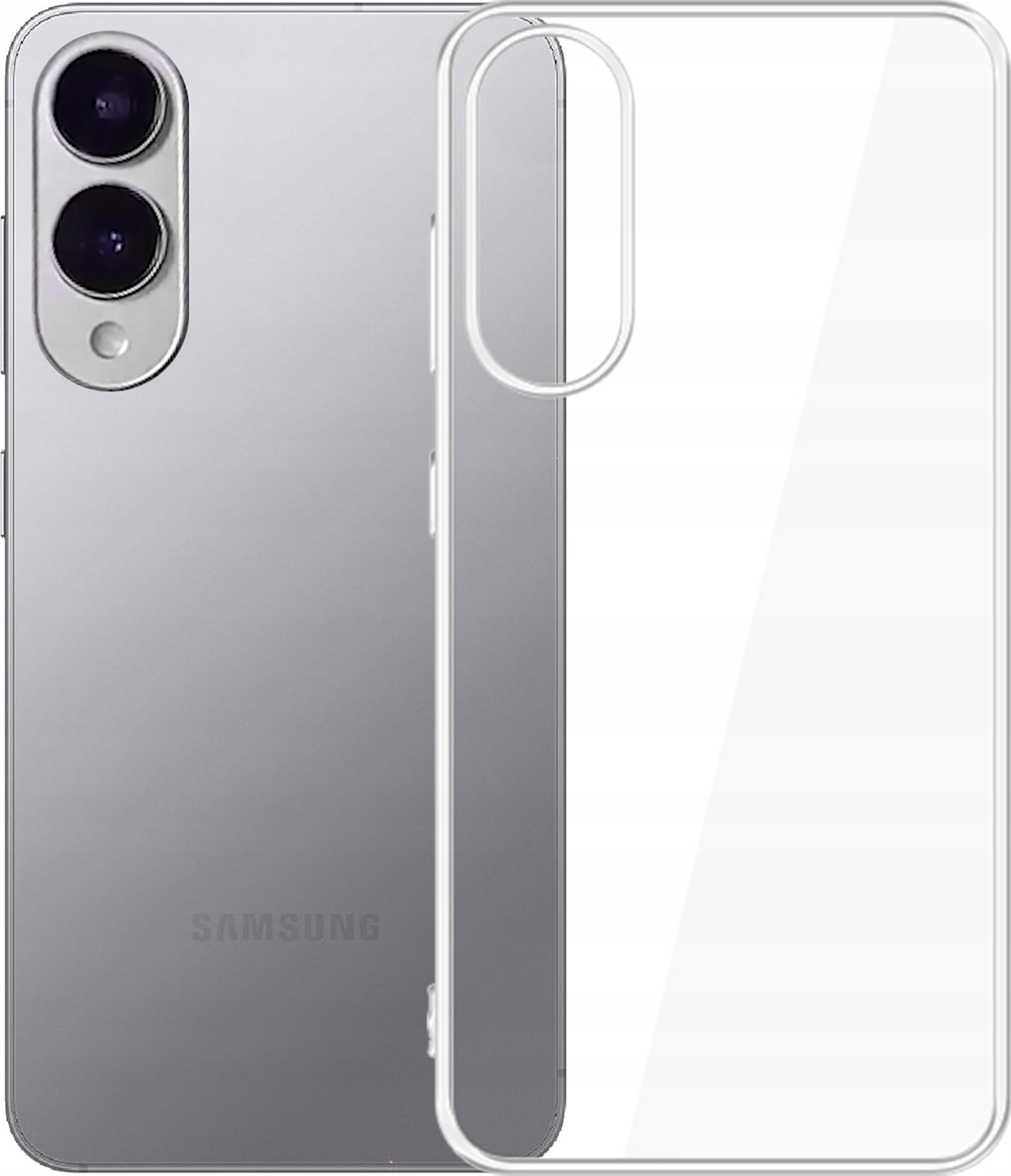 Заштитна футрола 3MK Clear Case за Samsung Galaxy S25 Edge, проѕирна, тенка