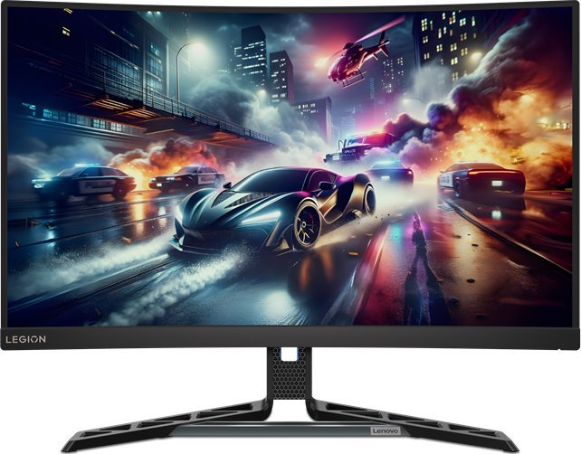 Гејминг монитор Леново Легија R27qc-30, 27\", 180Hz, Куад HD, црн