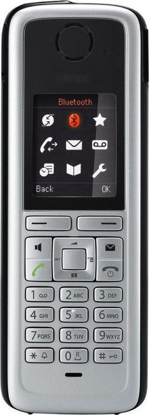 Telefoni DECT Unify OpenStage M3 Ex, ekran 1.8" TFT, Bluetooth, i zi argjendtë