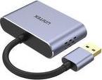 Stacion dokimi Unitek V1304A, USB 3.0, HDMI VGA, i zi