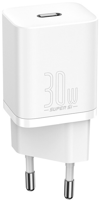 Karikues Baseus Super Si, 30W, i bardhë