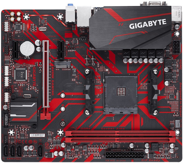 Pllakë amë Gigabyte B450M Gaming AMD B450 Socket AM4 micro ATX