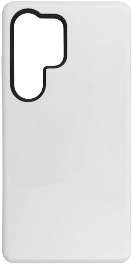 Futrollë OEM për sublimim për Samsung Galaxy S25 Ultra, shtresë dyshe, kompatibile me MagSafe, e bardhë