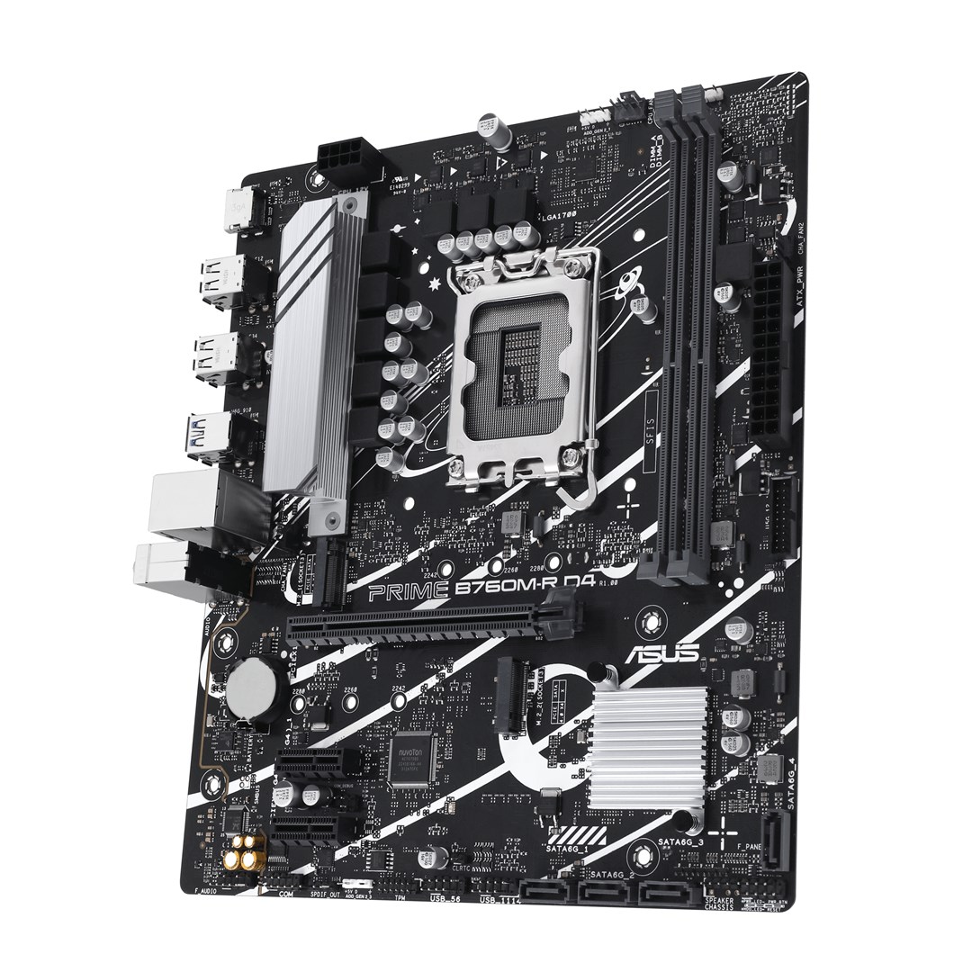 Pllakë amë ASUS PRIME B760M-R D4 Intel B760 LGA 1700 micro ATX
