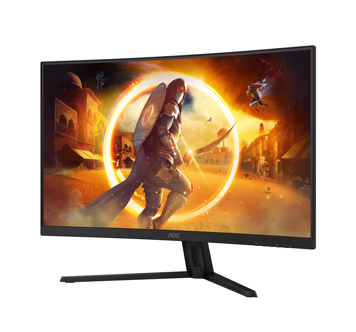 Monitor AOC G4 CQ32G4VE, 32", Quad HD, LCD, i zi/i hirtë