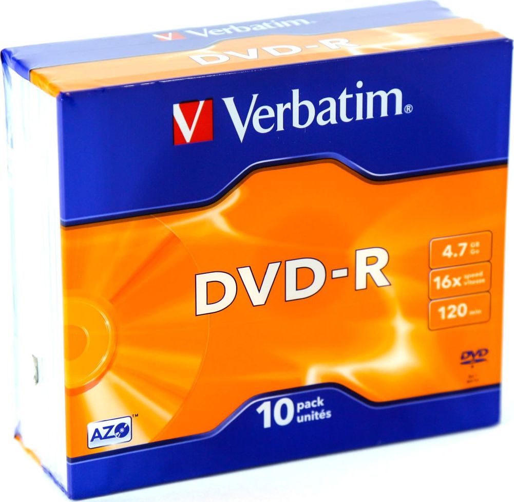 DVD-R Verbatim 4.7GB 16X 10 43655