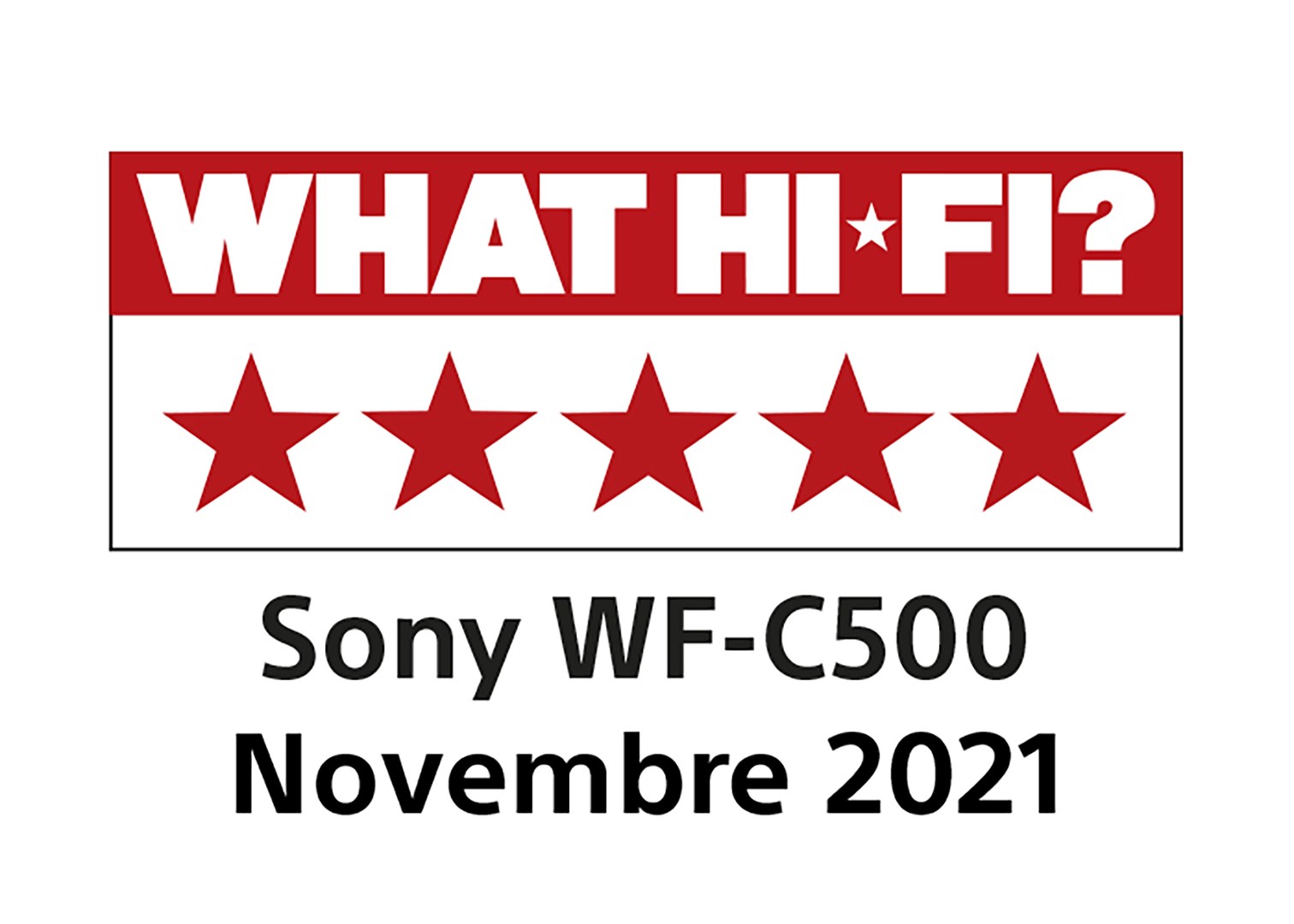 Kufje Sony WF-C500, të zeza