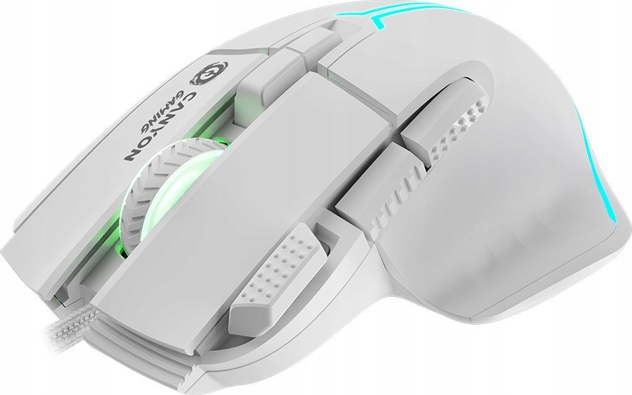 Maus gaming Canyon Fortnax GM-636, 20000 DPI, USB, me ndriçim RGB, i zi