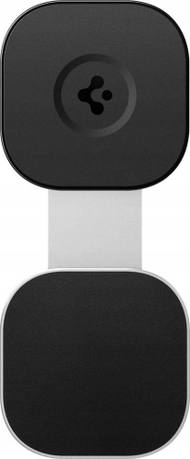 Mbajtëse magnetike për monitor dhe laptop Spigen OneTap S312, për MagSafe, alumini, argjendtë