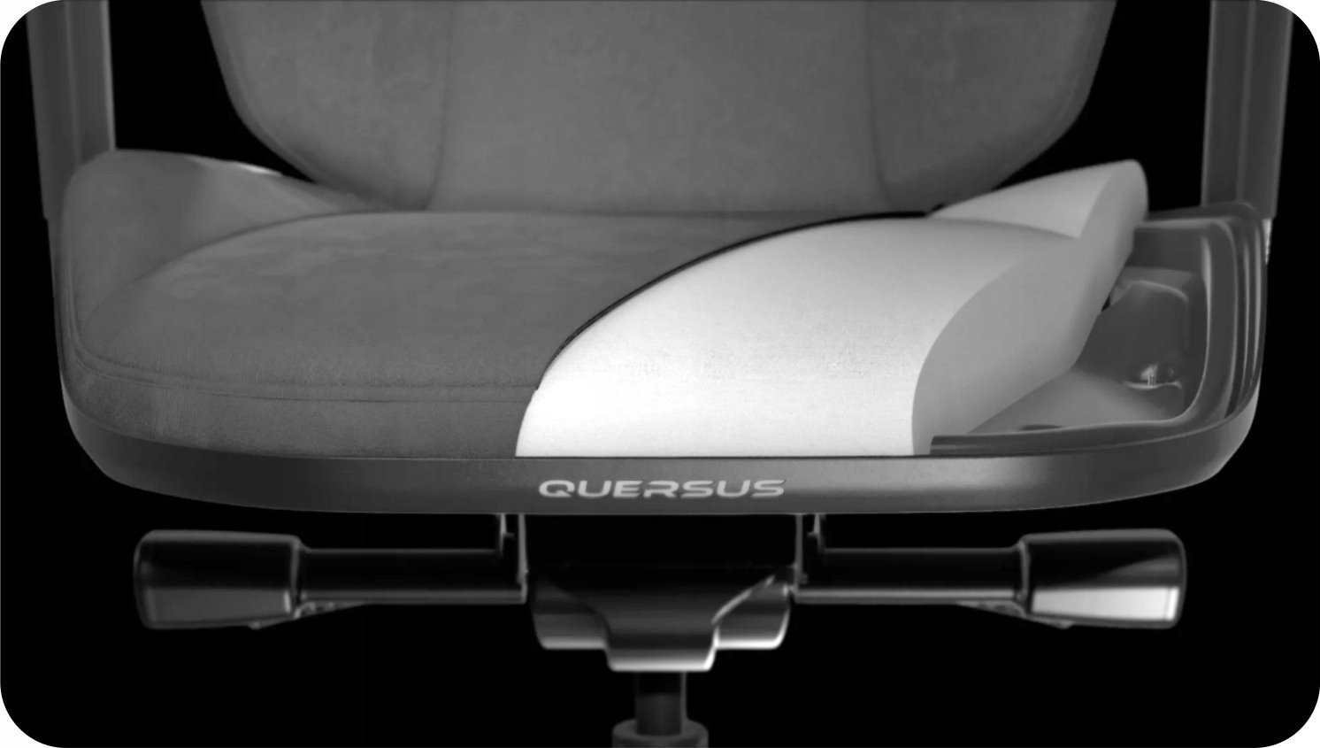 Karrige gaming QUERSUS ICOS 1.1, ergonomike, e gri