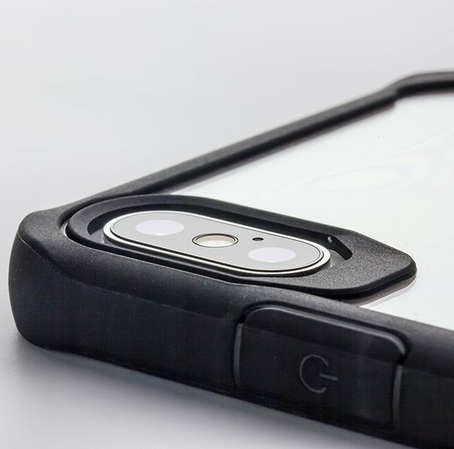 Mbrojtëse MyScreen Protector MS Revo për iPhone X/XS, e zezë