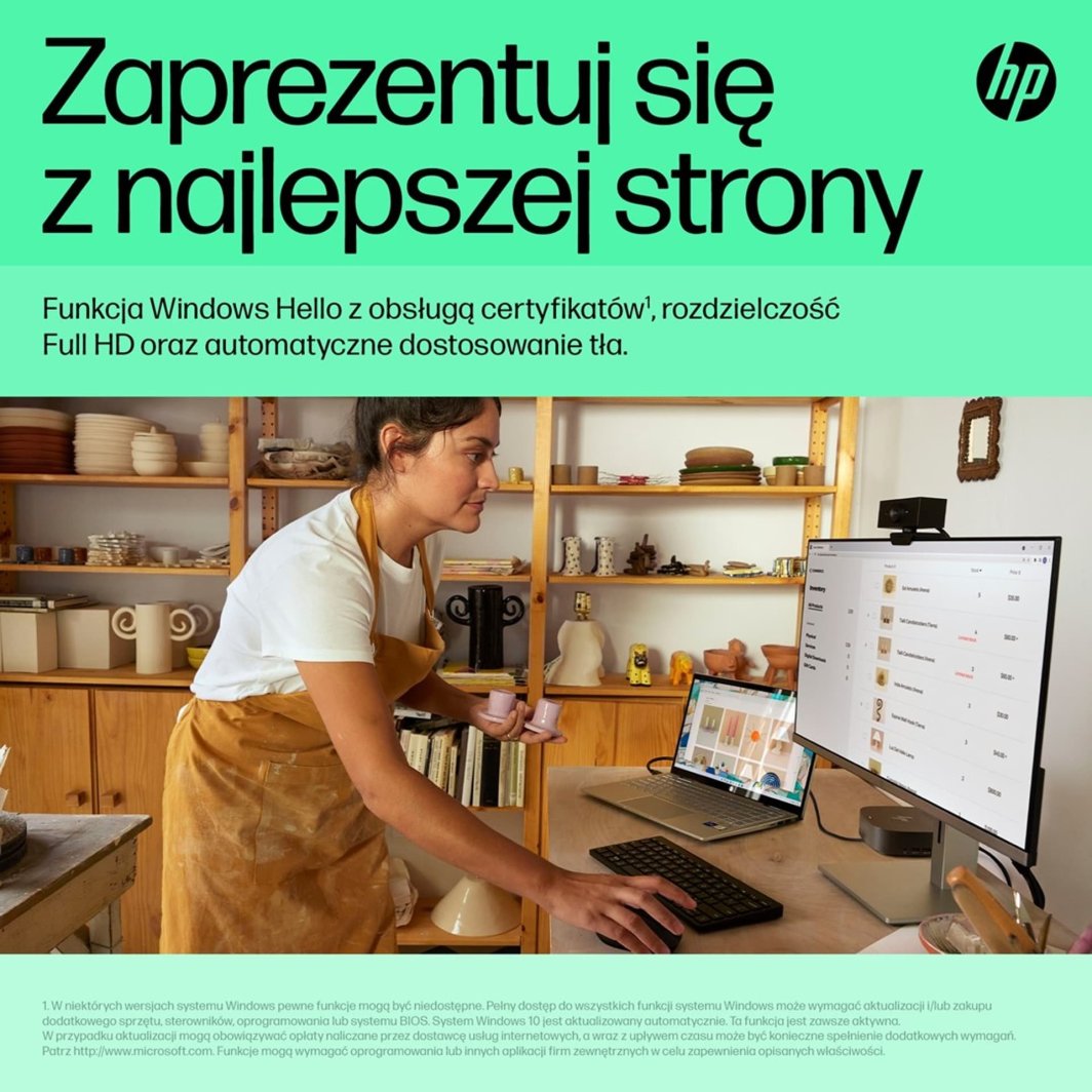 Ueb kamerë HP 620, FHD, e zezë