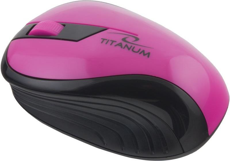Mouse wireless Titanum TM114P, 3 butona, i zi