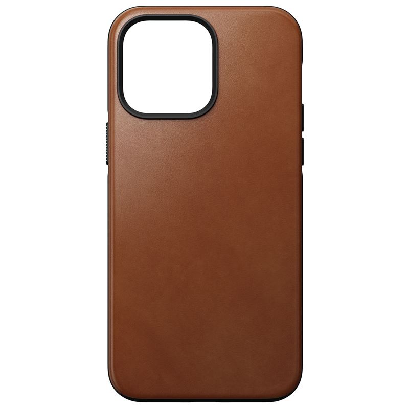 Mbulesë telefoni Nomad Modern Leather, për iPhone 14 Pro Max, lëkurë natyrale, kafe English Tan