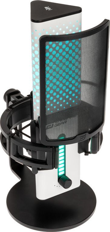 Mikrofon USB Endgame Gear XSTRM, kardioid, RGB, i bardhë