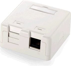 Panel Equip F 2 Keystone Socket 125122, për 2 module, i bardhë